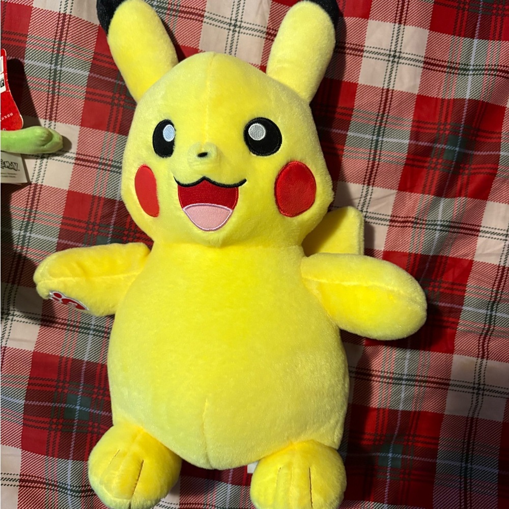 Build a bear Pikachu, and 3 other Pokémon’s.